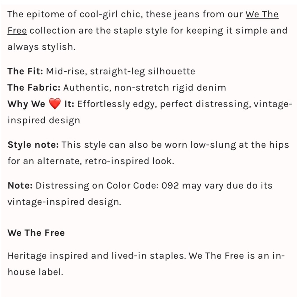 Free People / We the Free Maggie Jeans - Picture 7 of 13